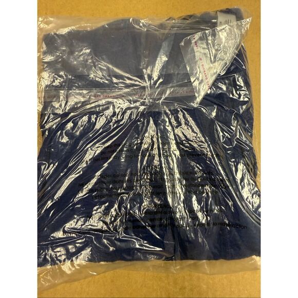 New Gigi C Ava Snakeskin High Waist Leggings M Royal Blue - Picture 3 of 4